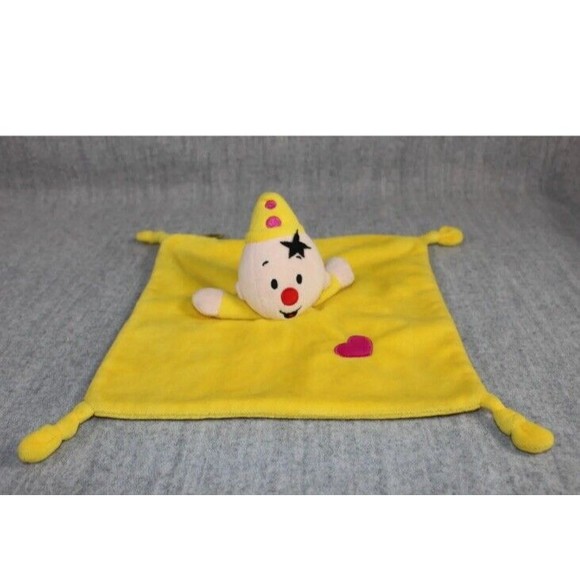 BUMBA Studio 100 Dutch Baby Infant Yellow Clown Blankie Lovey - Picture 3 of 3